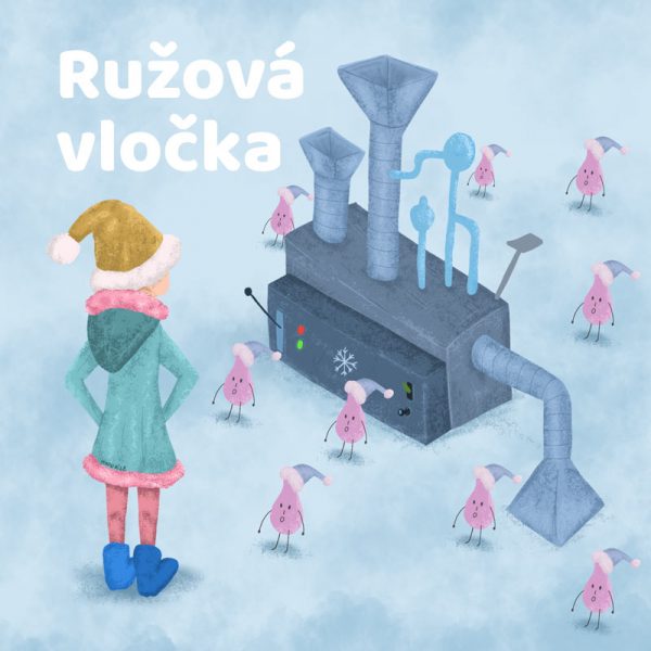 Ružová vločka. Rozprávka pre deti na dobrú noc